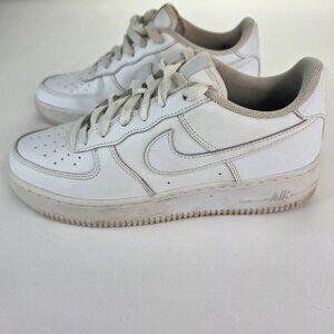 Nike Air Force 1 GS Low Triple White Youth 7 Women's 8.5 DH2920 111 Art Project